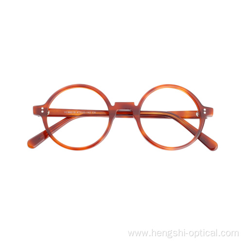 Wholesale Colorful Bright Color Light Acetate Optical Round Frames Glasses